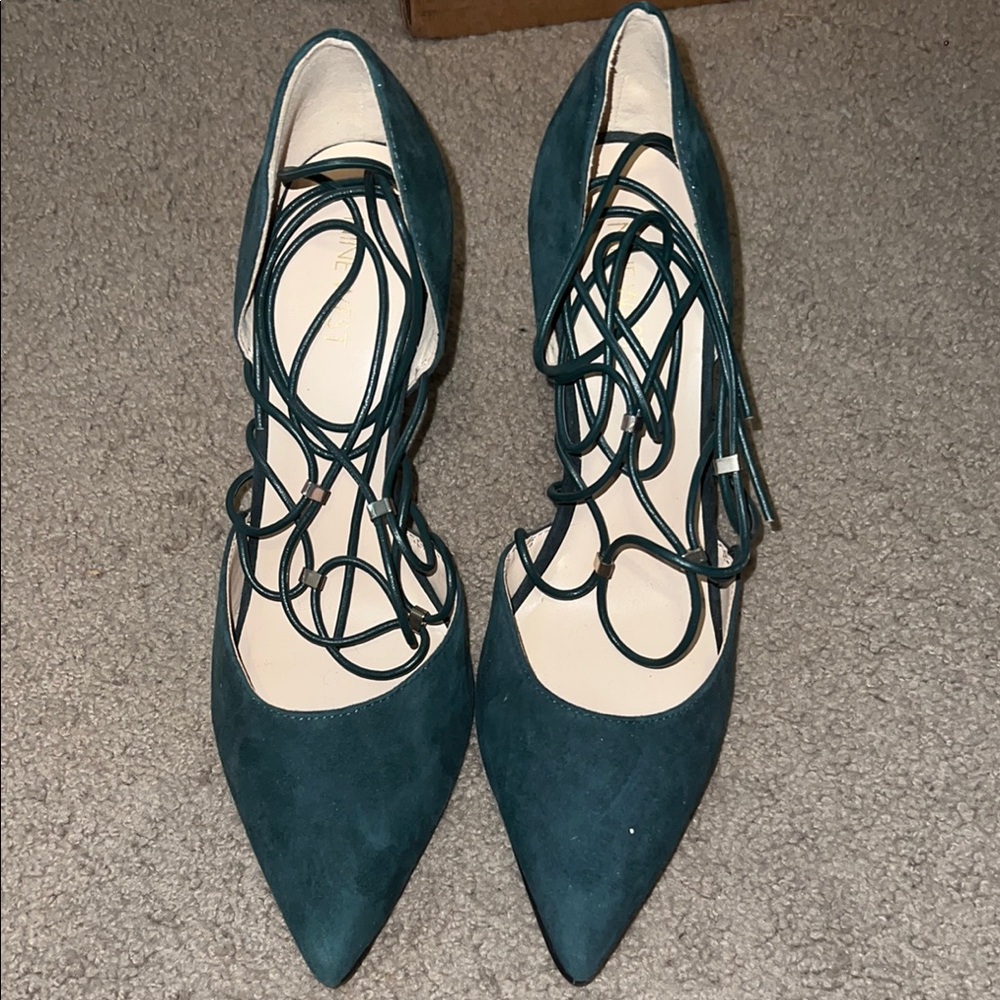 Nine West Elegant  Lace-Up Women's Shoes Sz 9.5